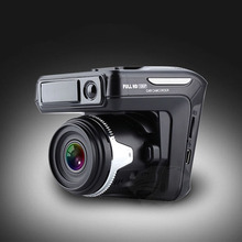Car DVR Camera recoder Radar detector Russian vision GPS Tracker 2.4″ screen 150 degree HD 1280x1080P Full band radar detector