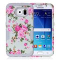 Original Sanhezhong Flowers Shockproof Hybrid High Impact Rugged Soft TPU Hard Plastic Case Cover for Samsung