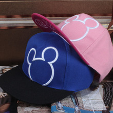 2016 New Brand Kids Snapback Caps Mickey Baseball Cap Casquette Funny Hats Hip Hop Flat Snapbacks