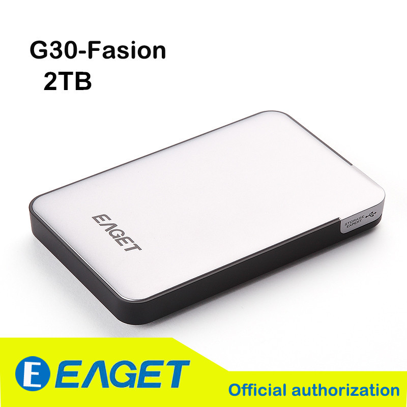 Original EAGET G30-2TB USB 3.0 High-Speed Shockproof External Hard Drives Portable HDD Desktop Laptop Mobile Hard Disk Genuine