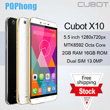 F Original CUBOT X10 MTK6592 Octa Core Mobile Phone 2GB RAM 16GB ROM 5 5 inch