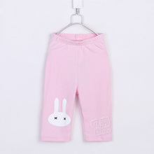 Free shipping Hot sale 2015 child clothing Casual baby girl trousers leggings rabbit Fashion Springtime Korean