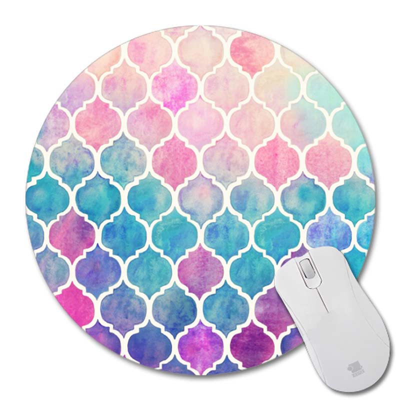 rainbow pastel watercolor moroccan