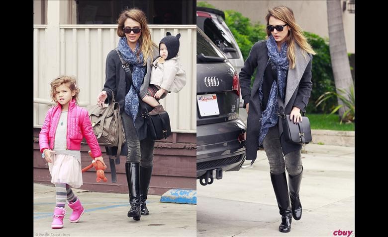 jessica-alba-honor-haven-warren-grey-jeans-knee-high-boots-black-jacket-blue-scarf-sunglasses-leather-bag-78