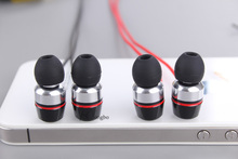 Freeshipping Super bass clear voice earphone Metal Ear Headphones Mobile Computer MP3 Universal 3 5MM headphone