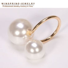 Unique Wedding Ring For Women Fashion Pearl Gold Ring Jewelry Products Rings Free Shipping
