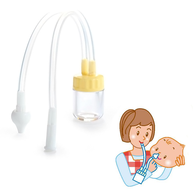 New Born Baby Safety Nose Cleaner Vacuum Suction Nasal Aspirator Free Shipping YE1063