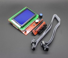 3D printer smart controller RAMPS 1.4 LCD 12864 control panel blue screen 5sets/lot drop shipping