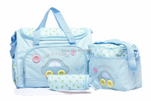 4pcs set PROMOTION Diaper Bags Designer Maternity Nappy Bags Mummy Baby Bag