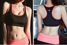 2015 New Fashion Women Vest Sports Racerback Sexy No Ring Padded Exercise Crop women tops Deportivos