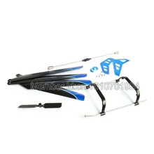 Wholesale Double horse 9118# double-propellers 2.4G RC Helicopter Spare Parts Package Blue Color set meal(B). Free Shipping.
