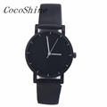 ZM 856 High Quality Free shipping Wholesale Fashion Women girl lady Date Stainless Steel Leather Analog
