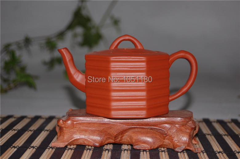2015 new Creative Chinese kungfu yixing teapot Purple clay kung fu Ore tea pot bamboo hexagonal