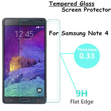 Note4 Explosion proof 0 3mm Noto 4 Tempered Glass For Samsung Galaxy Note 4 N9100 Screen
