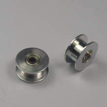 2pcs/lot Free shipping 3D printer DIY reprap toothless belt idler pulley aluminum wheel 3mm hole Peilin