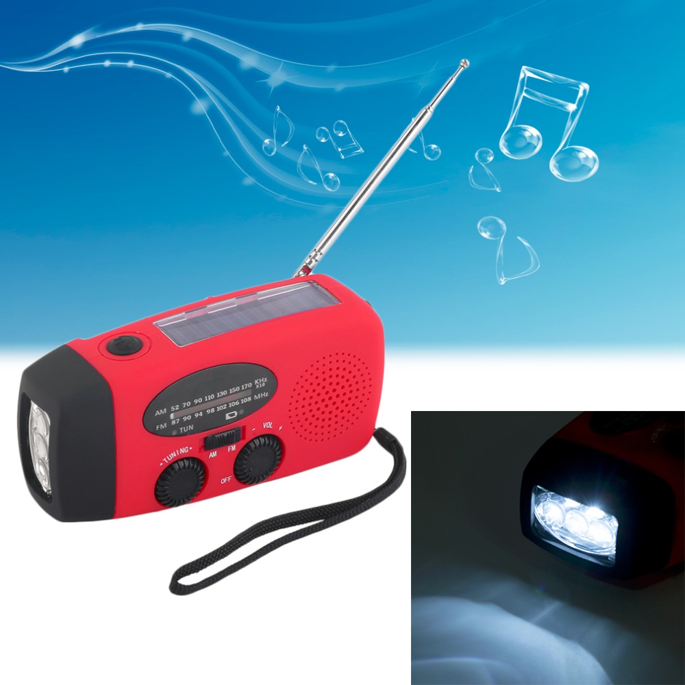 Newest Emergency Solar hand crank flashlight electric torch dynamo bright 3 LED lighting lamp AM/FM solar radio mid-band radio Newest Emergency Solar hand crank flashlight electric torch dynamo bright 3 LED lighting lamp AM/FM solar radio mid-band radio