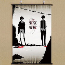 Wall Scroll Home Decor Tokyo Ghoul Ken Kaneki Japanese Anime Poster Cosplay