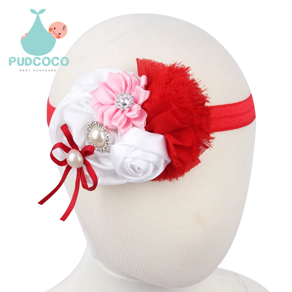 379 New baby headband ribbon bow 114 Aliexpress.com : Buy Baby Girl Christmas Flower Headband Newborn Kids   