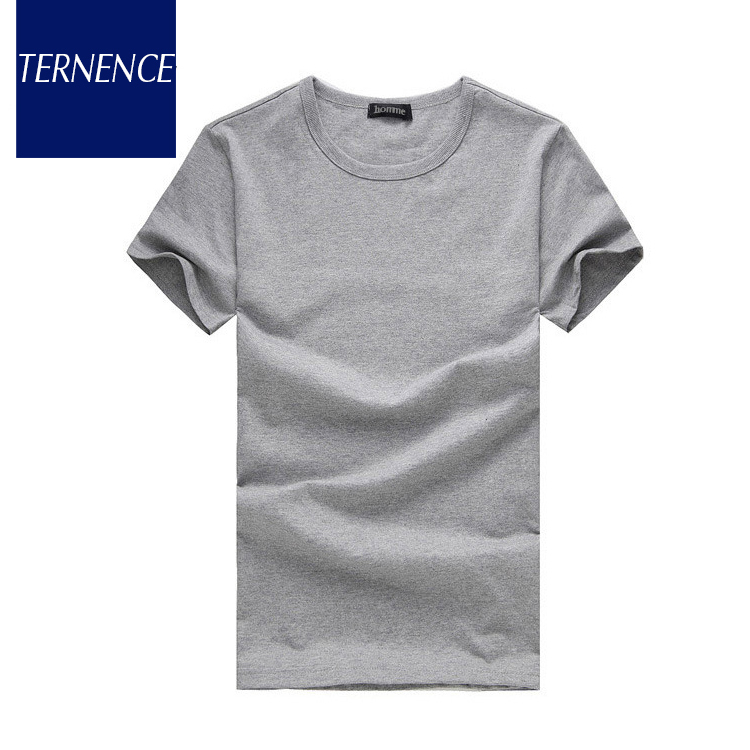2015 Jane Male New Summer Of Men s T shirt Solid Color Loose Short Sleeve T