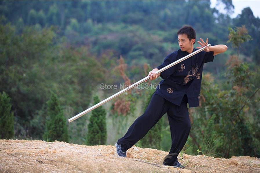 Super Wushu Sticks Shaolin Sticks Wushu Long Weapons Stainless Steel