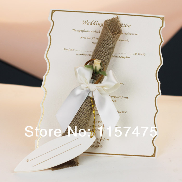 Scroll wedding invitations in the us