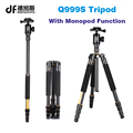 Q999S Portable travel 6KG bear dslr monopod stand professional digital camera tripod for slr video tripodes