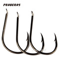 200pcs lot worm hooks with barbed hooks fishhook carp fishing tackle free shipping