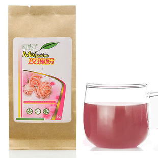 Pure Natural Rose Powder Used as a food and mask Lipid lowering diet skin colour