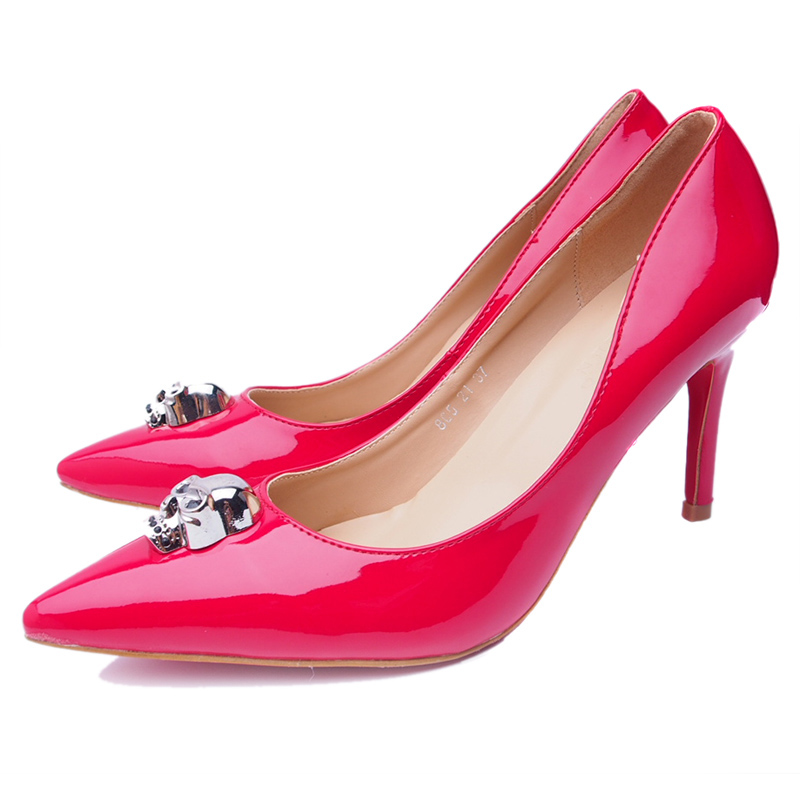 red bottom heels patent