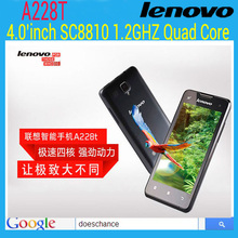 Original Lenovo A228T 4.0 inch Quad Core 1.2GHz Cell Phone TFT  Android 2.3 Dual Camera GSM WIFI 256MB RAM 512MB ROM Phone