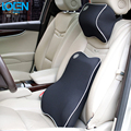 High Quality Car Pillow Set Car Headrest Neck Support Pillow Car Lumbar Back Support Pillow Set