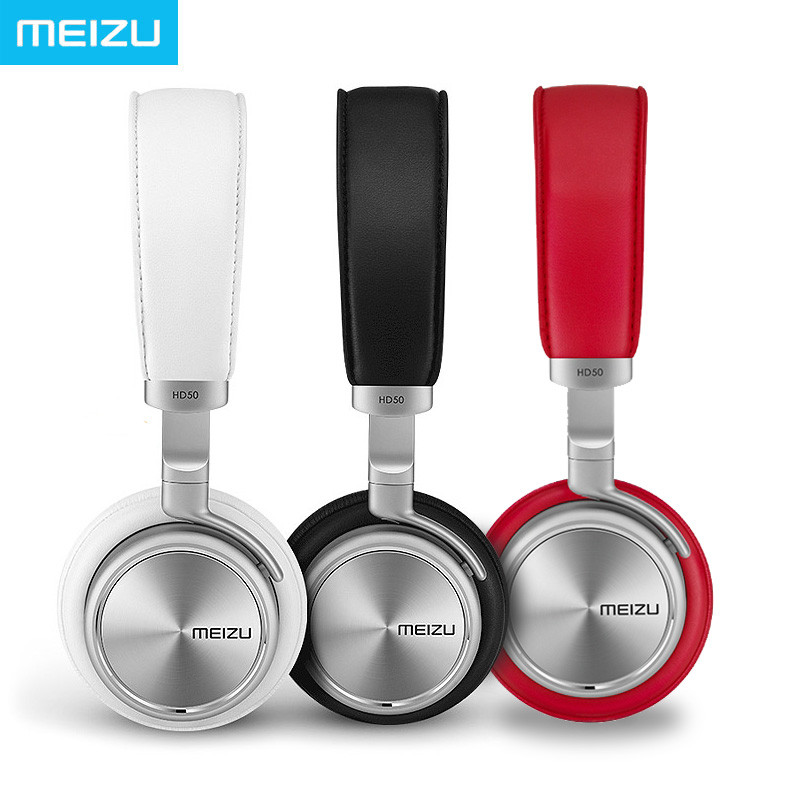 Фотография Original Meizu HD50 Hifi Headphone Over-the-Ear Meizu Metal Headphones Stereo Headset with Mic Earphone Music Earbud Auriculares