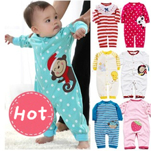 New arrive 2015 baby clothing monkey baby girl rompers cotton long sleeve baby boy clothes jumpsuit