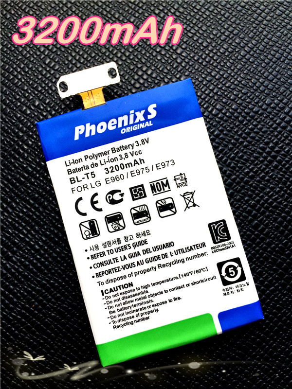 Phoenixs 3200    BL-T5 -    LG E960 / E975 / E973 / E970 / F180 / Nexus 4