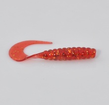1pcs 1.2g 5cm wholesale Fishing lures sea fishing tackle protein soft lure bait worm fish jig wobblers swivel rubber lure
