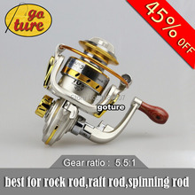 Mini150 fishing Reel wheel round fishing raft lure wheel spinning wheel fishing reel