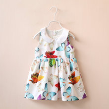 2016 summer dress hello kitty girls clothes clothes robe enfant fille mariage girls party dress kids disfraz elsa anna dress