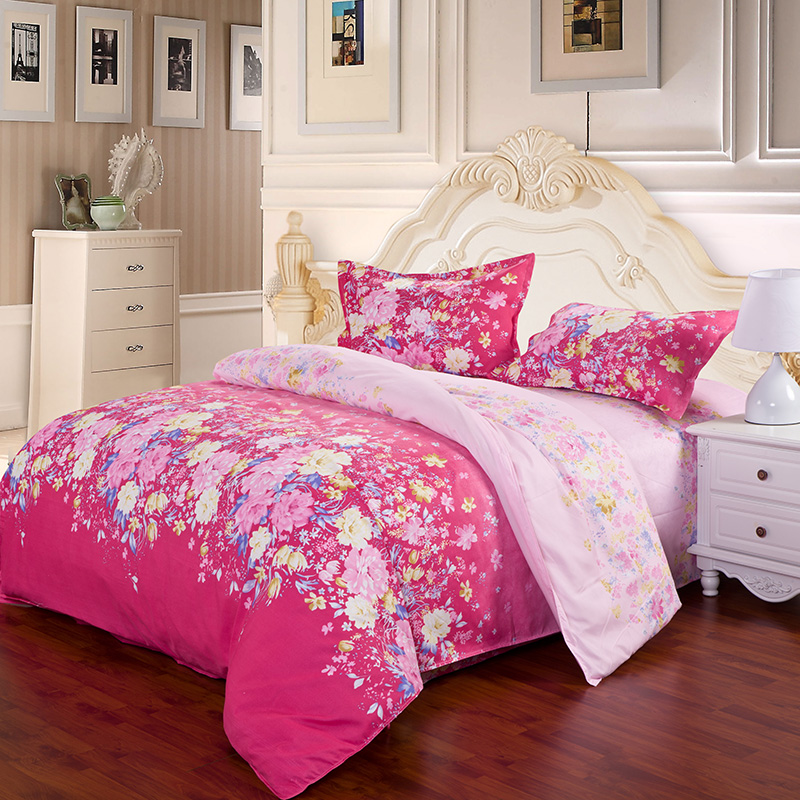 Free shipping Wholesale Cheap Bedding Set Twin Queen Size Bed Sets and Comforter Tropical Bed ...