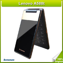 Lenovo A588t Vertical Flip Smart Phone 4 Inch TFT Screen Android 4.4 4GB ROM MTK6582M Quad Core Dual SIM GSM Network