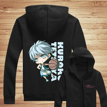 Kuroko no Basuke Hoodie Kuroko Tetsuya Cosplay Costume Kuroko’s Basketball Pullover Anime ZIPPER Coat For Men Women