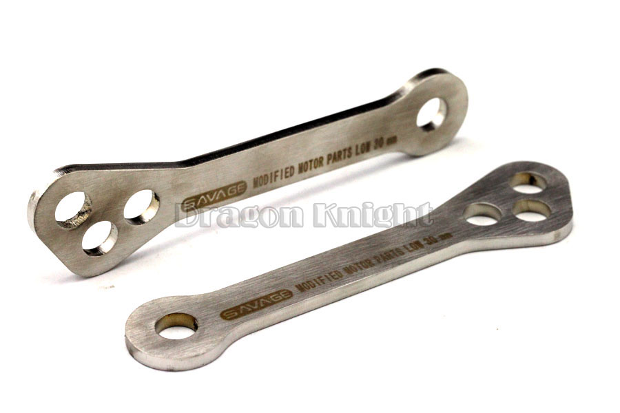 For SUZUKI GSX-R 1000 05-06 GSX600F GSX750F   Stainless Steel  Rear  Lowering Suspension Drop Links Kit Lowering Link Kit
