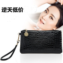 Free Post 2015 New Leather Handbags Purses Crocodile Clutch Bag Miss casual Cross Hands Alligator Women Bags High-Grade Female