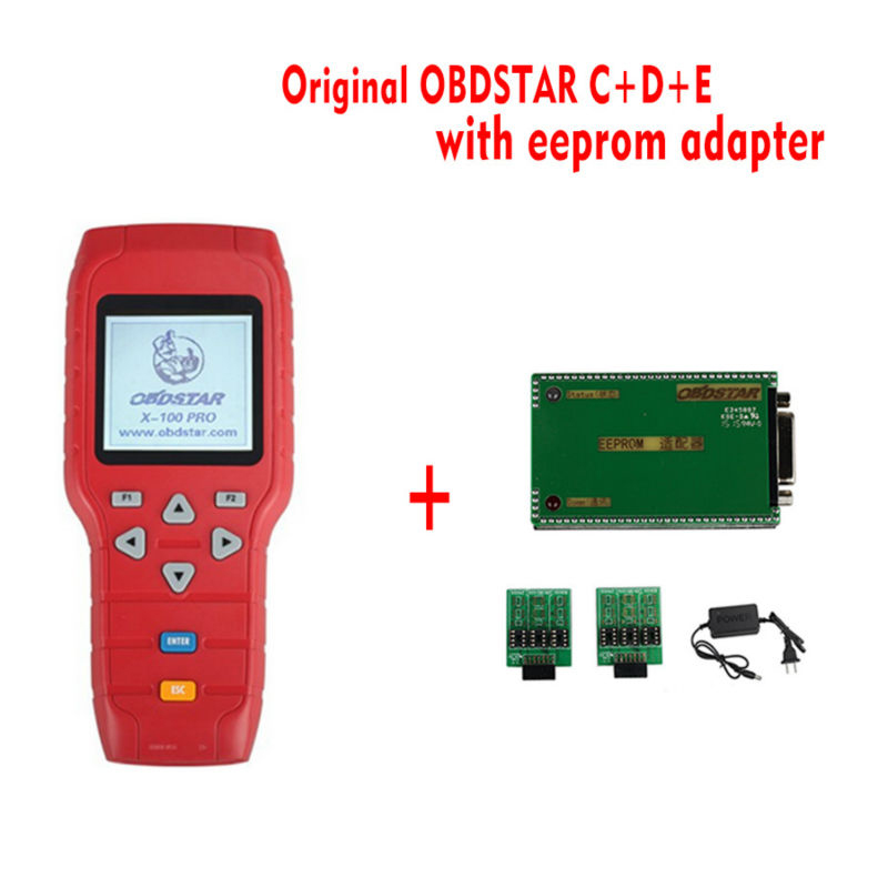  OBDSTAR x100 PRO    ( C + D + E ) ,  EEPROM    + +  + EEPROM DHLshipping