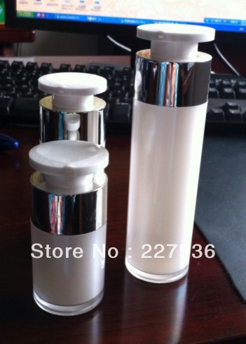 30ml (20pc/lot ) clear empty AS AIRLESS lotion bottles ,cream vacuum travel bottles containers