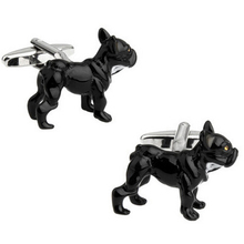 C-MAN Luxury shirt Black Dog cufflink for mens Brand cuff buttons cuff links High Quality abotoaduras Jewelry