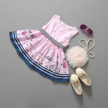 Girl Dress Summer 2015 New Brand Baby Girls Dress Kids Clothes Vestidos Children Dress Princess Party Dresses for Girls