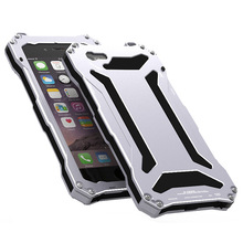 GUNDAM Alloy Aluminum Metal Phone Case Cover Silicon IP56 Level Waterproof Shockproof Dustproof for iPhone 6S Plus 6 for 5 5S