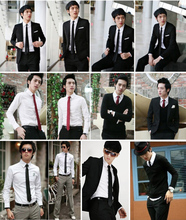 2015 Fashion Slim Tie Pink Light blue Plaid Skinny Narrow Gravata Silk Jacquard Woven Neck Ties
