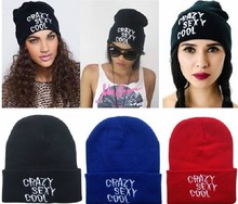 Free shipping Hot Beanies and Skullies Crazy Sexy for women Multiple Colors Mixed Order Selling .