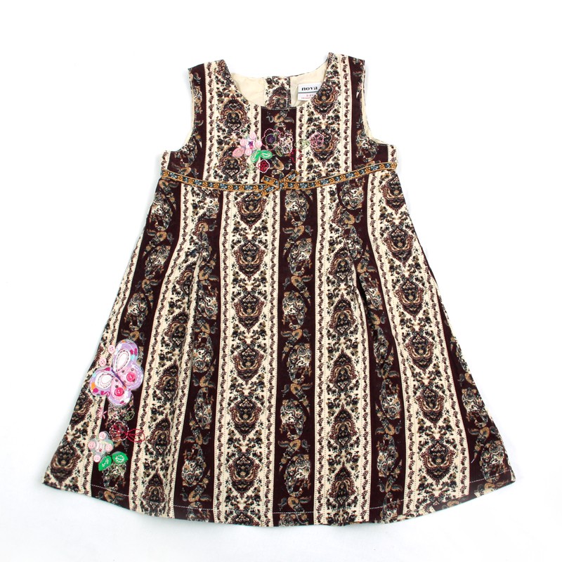 butterfly girl dress princess embroidery kids dresses for girls spring sleeveless nova girl clothes brand children clothing